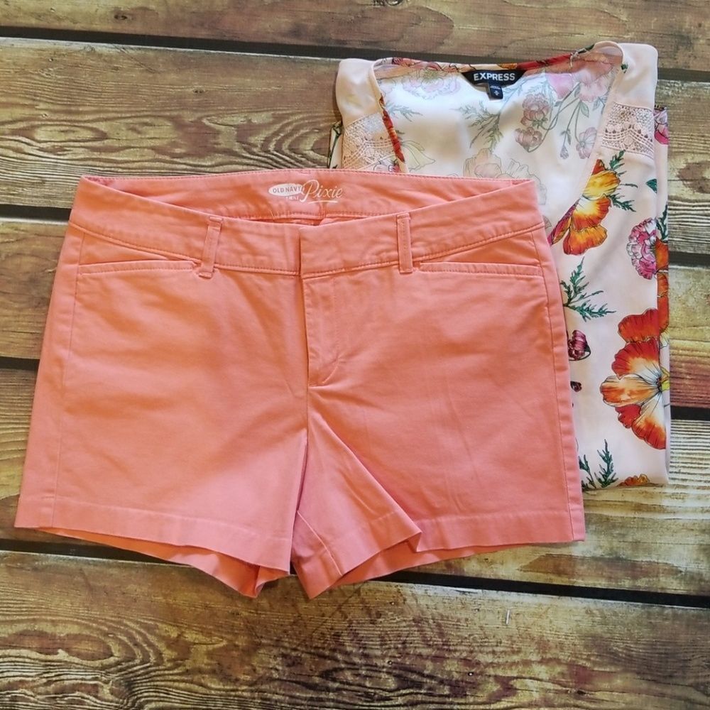 Old Navy Shorts Size 6 Coral Color Pixie